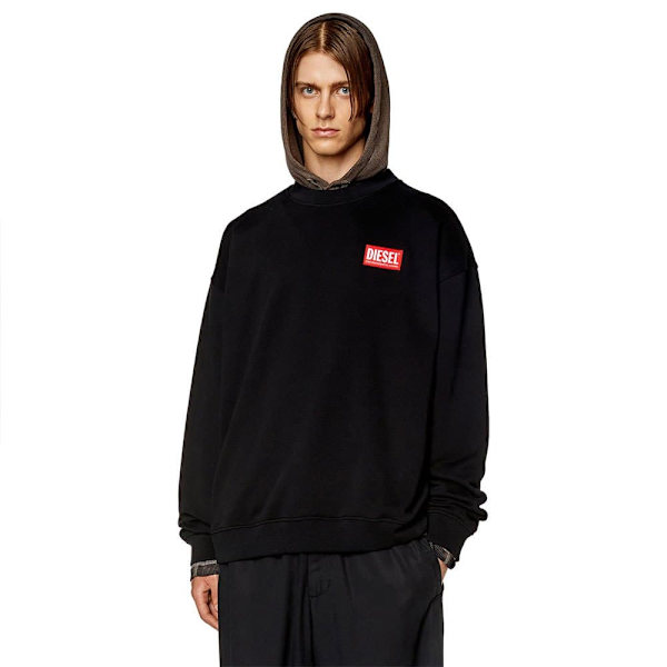 Diesel Sweatshirt Nlabel L1 Sort M Mand