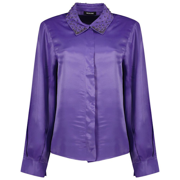 Salsa Jeans Pitkähihainen Paita 21007107 Violetti L Nainen