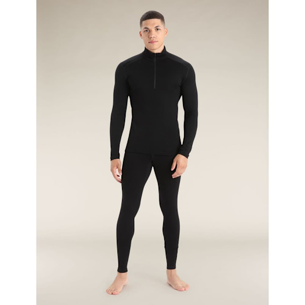 Icebreaker Merino 260 Tech Langærmet Baselayer Sort XL Mand
