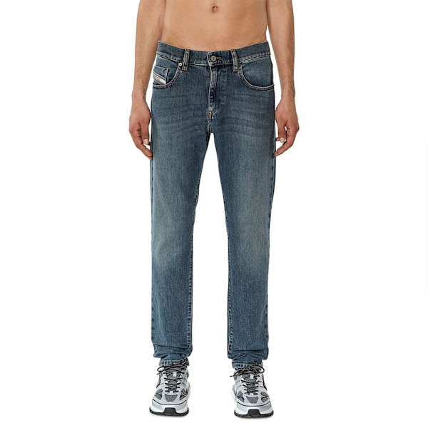 Diesel Jeans 09f74 2019 Strukt Blå 30 / 32 Mand