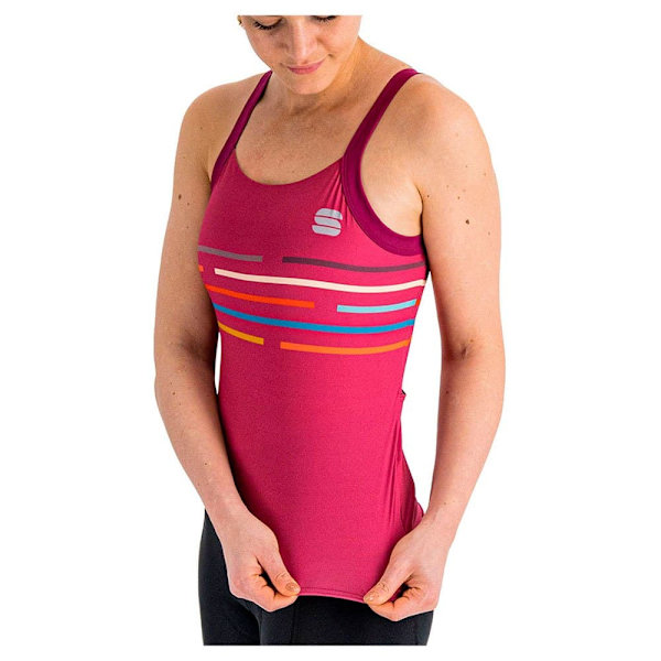 Sportful Ärmlös Tröja Velodrome Rosa XS Kvinna