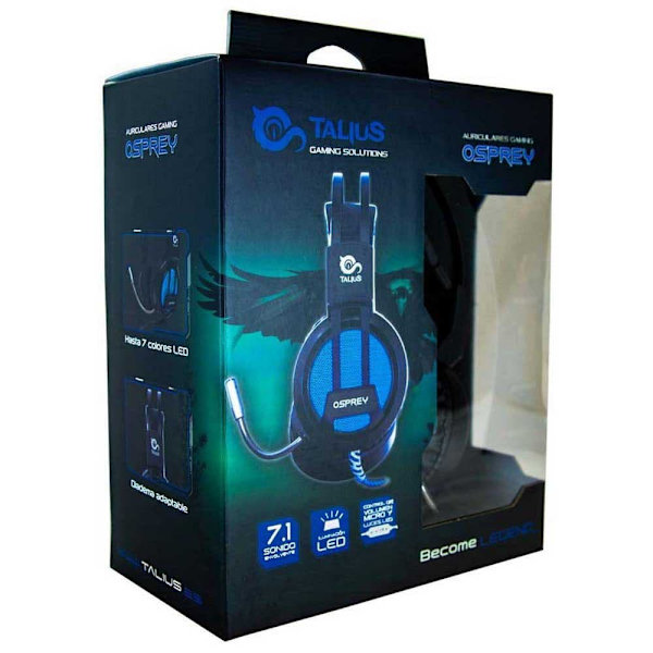 Talius Gaming Headset Osprey 7.1 Sort