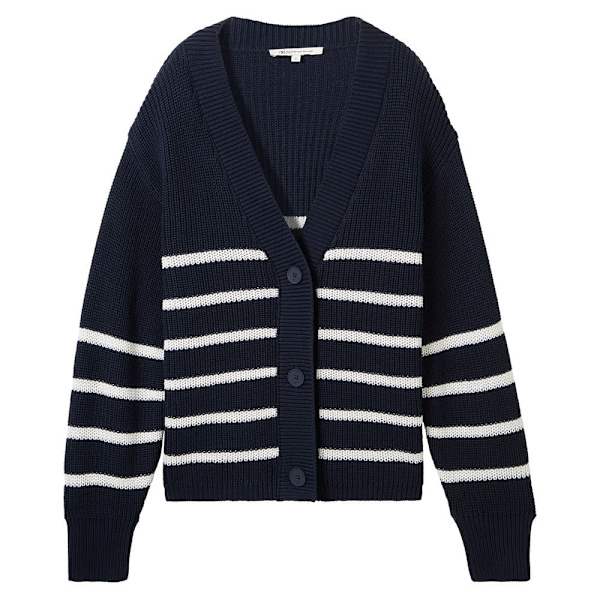 Tom Tailor V Neck Neuletakki Musta L Nainen