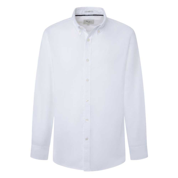 Pepe Jeans Pm308729 Skjorte Med Lange ærmer Hvid L Mand