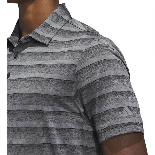 Adidas Kortärmad Piké 2 Color Stripe Grå XS