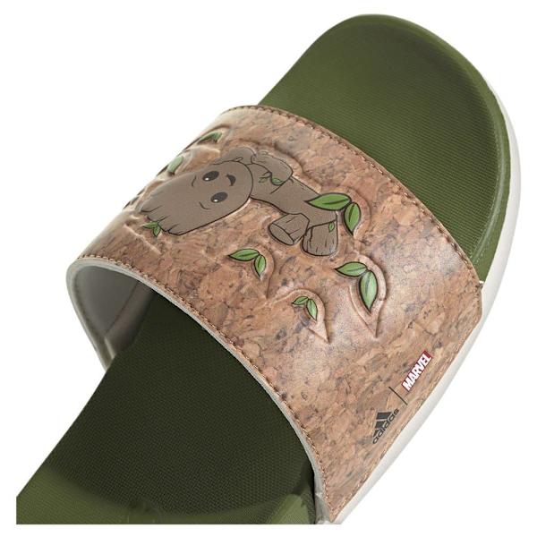 Adidas Slides Adilette Comfort Groot Grönt EU 28 Pojke