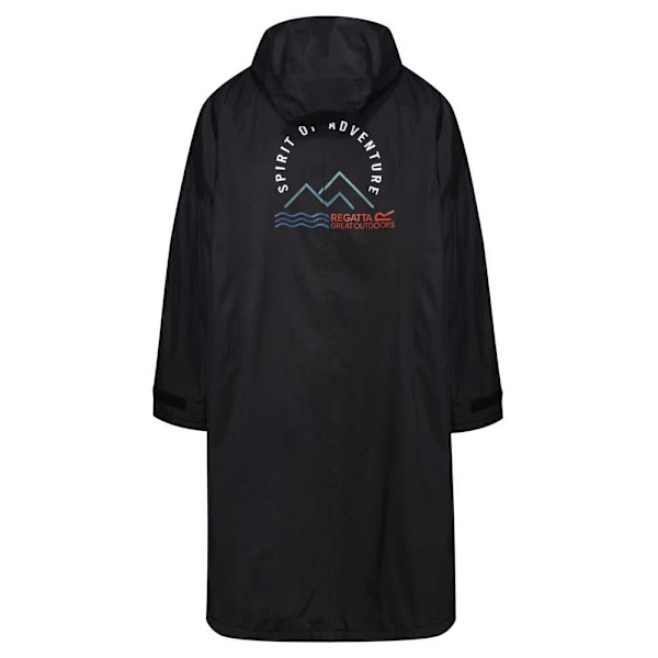 Regatta Hættetrøje Regnjakke Robe Sort L-XL Mand