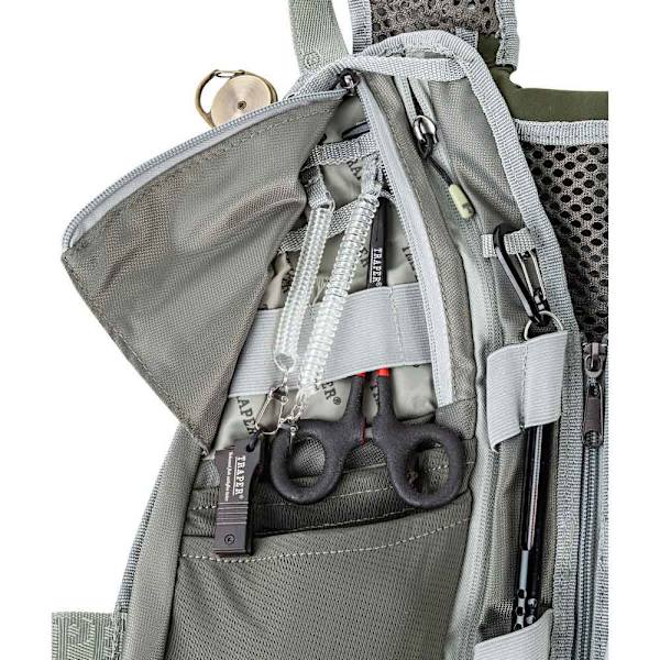 Traper Fly Combo Active Vertical Vest Grå  Mand