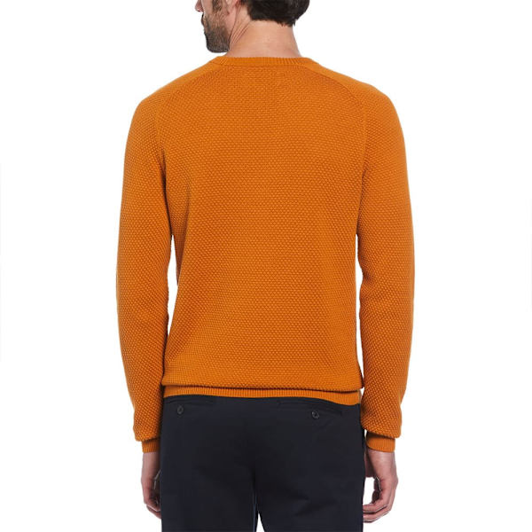 Original Penguin Novelty Bubble Stitch Tröja Orange M Man