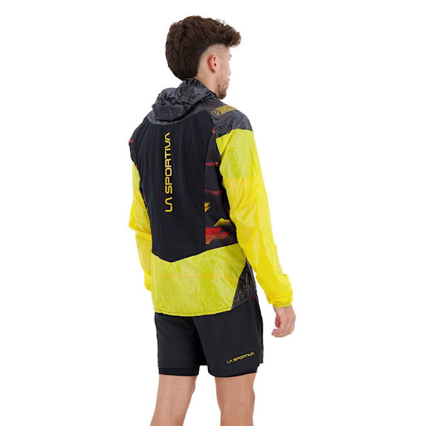 La Sportiva Jakke Blizzard Windbreaker Gul,Sort S Mand