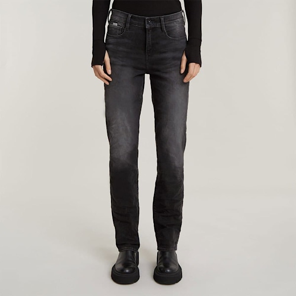 G-star Jeans Strace Straight Fit Grå 30 / 36 Kvinna