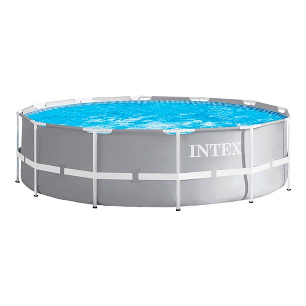 Intex Kokoontaitettava Valikoima Suodatinaltaalla Prism Frame Harmaa 366 x 99 cm
