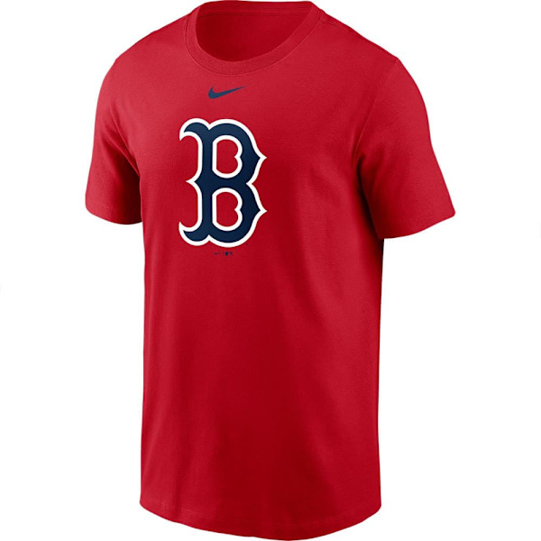 Nike Lyhythihainen T-paita Mlb Boston Red Sox Large Logo Punainen S