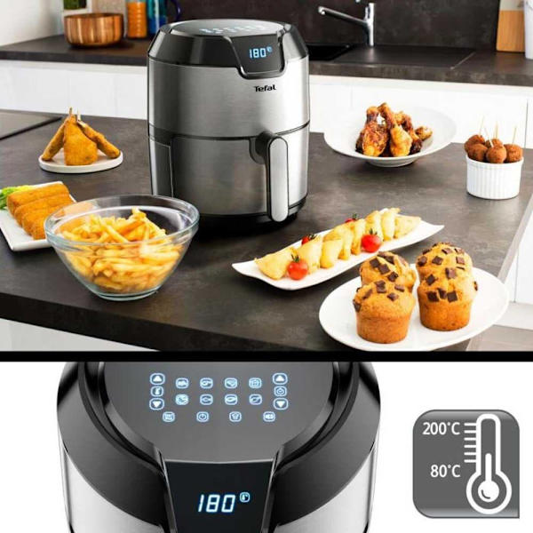 Tefal Air Fryer East Fry Deluxe Ey401d15 Søvfarvet One Size / EU Plug