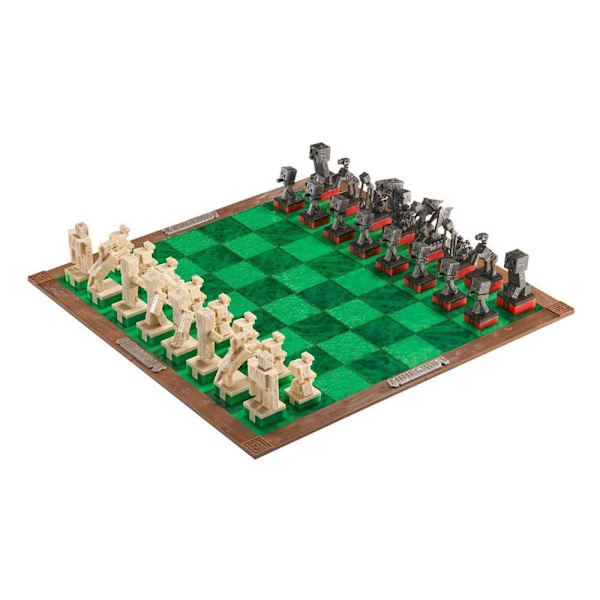 Noble Collection Lautapeli Minecraft Chess Set Overworld Heroes Vs Hostile Mobs