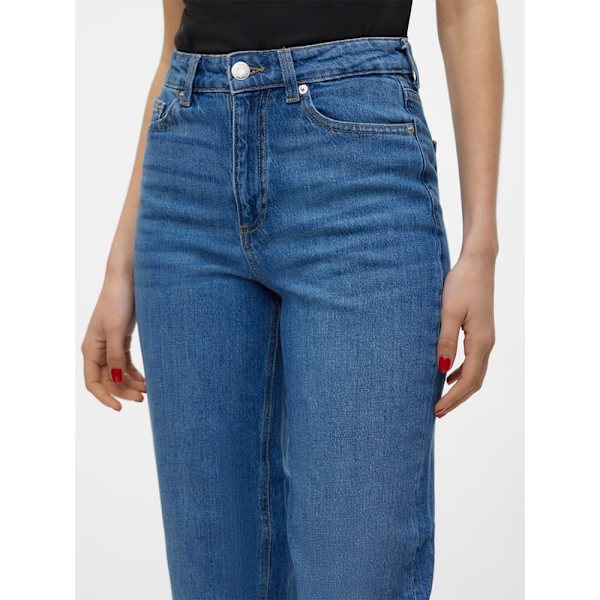 Vero Moda Tessa Mom Ra380 Højtaljede Jeans Blå 28 / 32 Kvinde