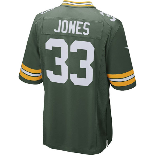 Nike Nfl Aaron Jones 33 T-shirt Med Korte ærmer Grøn S Mand