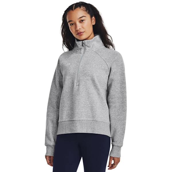 Under Armour Tröja Med Halv Dragkedja Rival Fleece Grå XS / Regular Kvinna