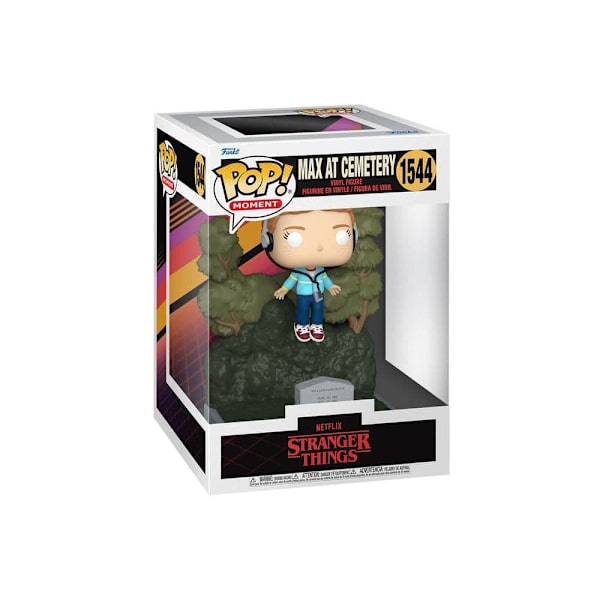 Funko Stranger Things Pop Moments Deluxe Vinylfigurer Max På Kirkegården 9 Cm
