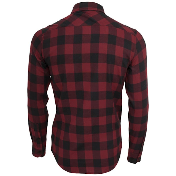 Urban Classics Basic Flannelskjorte Sort M Mand