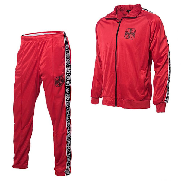 West Coast Choppers Byxor Tracksuit Röd 2XL Man