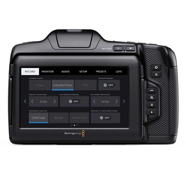 Blackmagic Design Videokamera Pocket Cinema Camera 6k Pro Musta