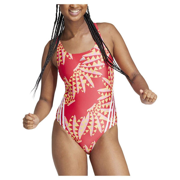 Adidas Stripes Badedragt Farm Clx 3 Rosa 36 Kvinde