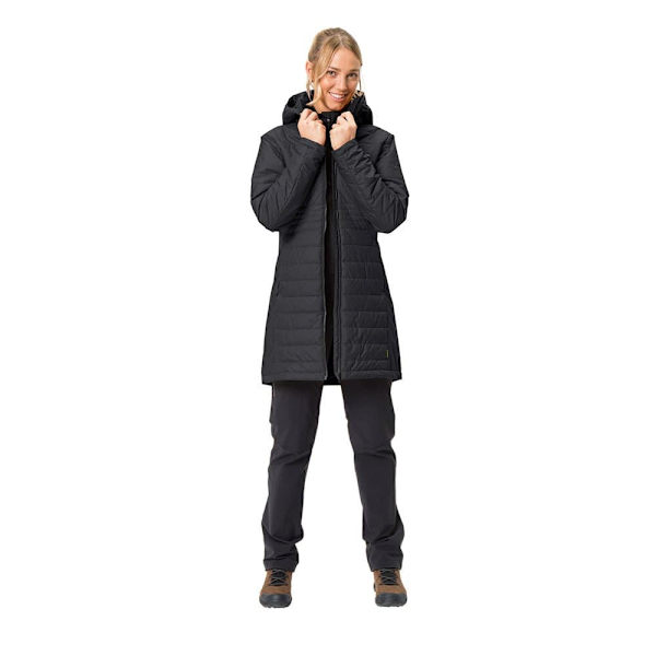 Vaude Parka Moena Insulation Sort 38 Kvinde