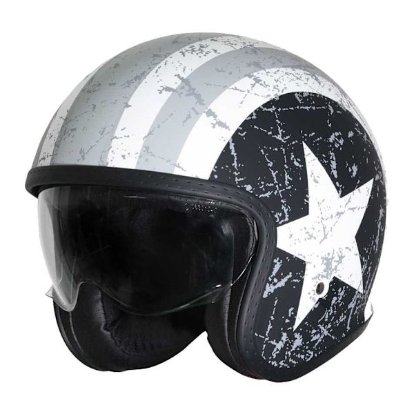 Origine Spirit Rebel Star åben Hjelm Sort M