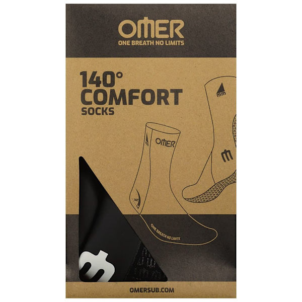 Omer Strumpor 140° Comfort 3 Mm Svart EU 40-41