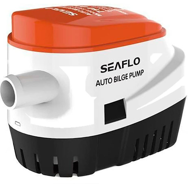Seaflo Automatisk Lænsepumpe 600 Gph 12v 2.5a Transparent 103 x 83 mm