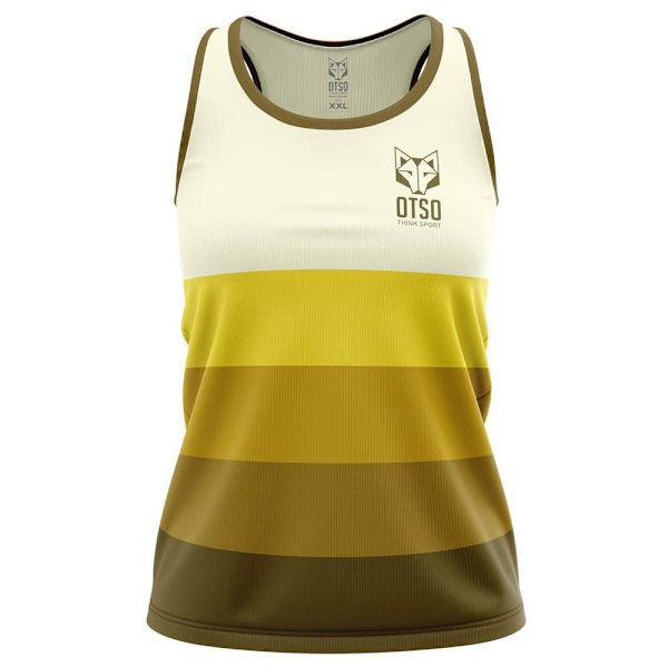 Otso Sleeveless T-shirt Keltainen M Nainen