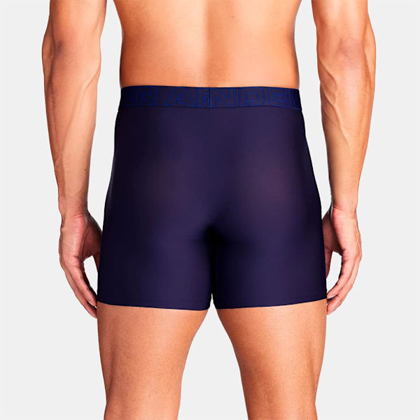 Under Armour Performance Tech Mesh 6´´ Boxerit 3 Yksiköt Sininen L Mies