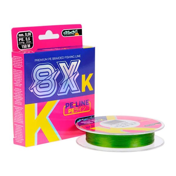 Asari Flettet K-8 Pe 8x 3000 M Rosa 0.300 mm