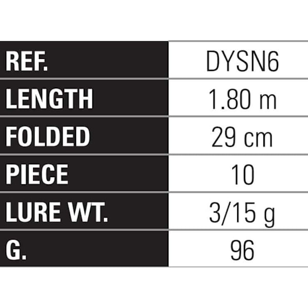 Yokozuna Pyörivä Sauva Sneaky Travel Oranssi 1.80 m / 3-15 g
