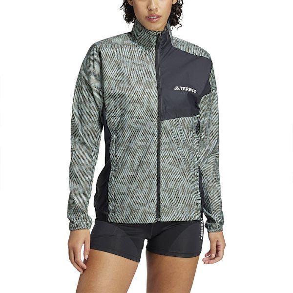 Adidas Terrex Trail Running Windbreaker Jakke  L Kvinde