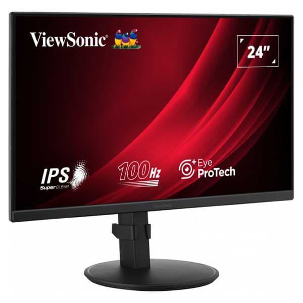 Viewsonic Overvåge Vg2408a-mhd 23.8´´ 4k Ips Led 100hz Rød Sort