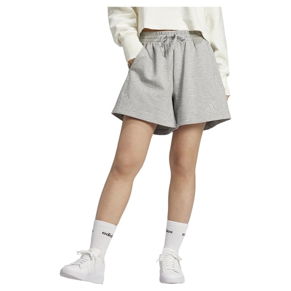 Adidas All Szn Rib Shorts Grå L Kvinde