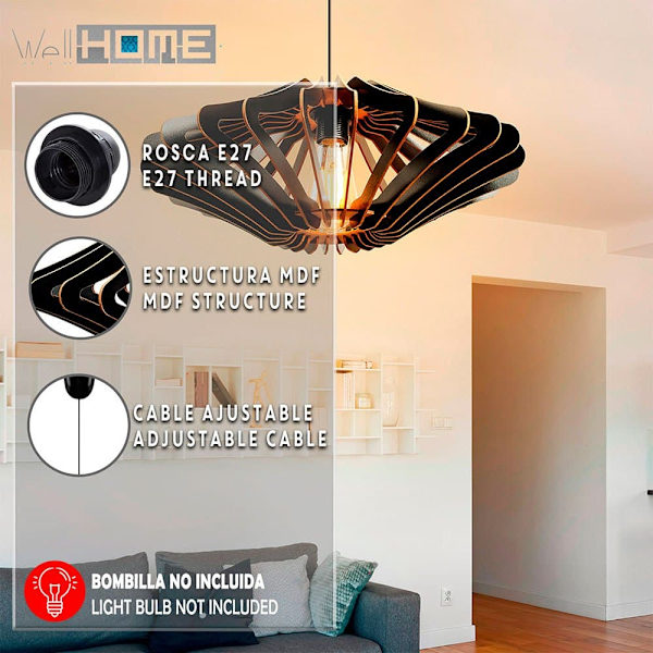 Wellhome Hængende Lampe Wh1115 Gylden