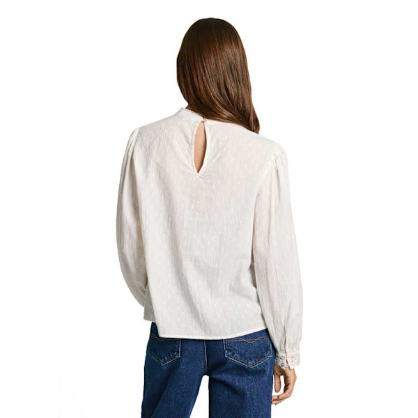 Pepe Jeans Pl304940 Pitkähihainen Pusero Valkoinen M Nainen