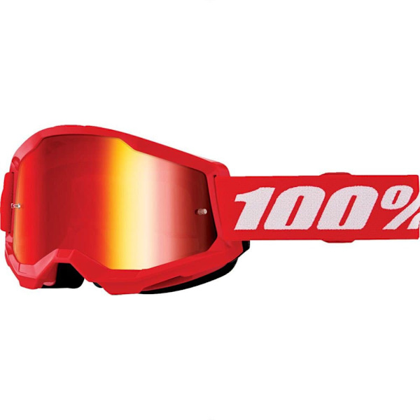 100percent Solglasögon Strata 2 Röd Mirror Red Lens/CAT3