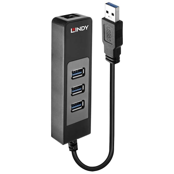 Lindy Til Ethernet-adapter Usb 3.0 Sort