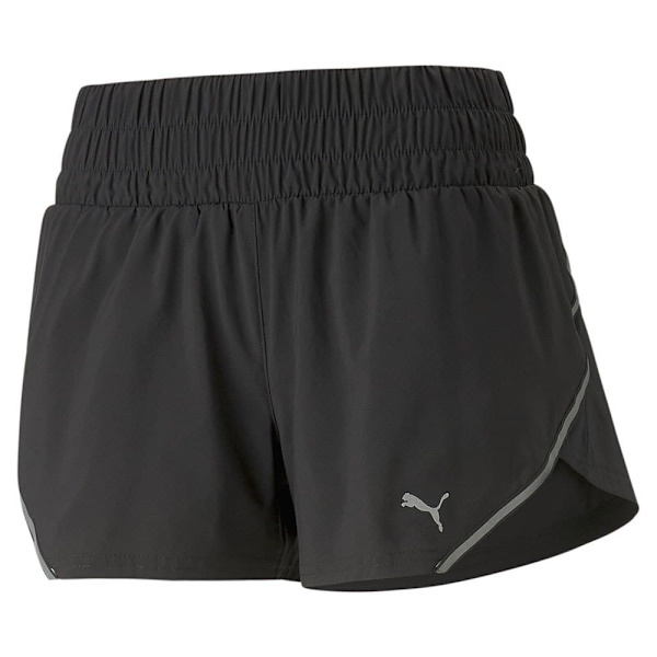 Puma Shorts Run Woven 3´´ Svart S Kvinna
