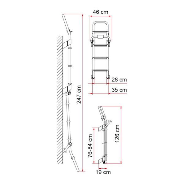 Fiamma Deluxe 8 Trappor Silver