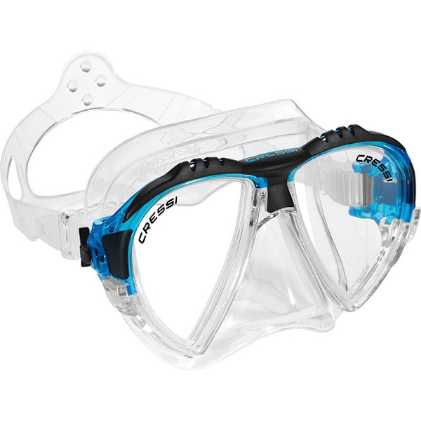 Cressi Dykkermaske Matrix Transparent,Blå