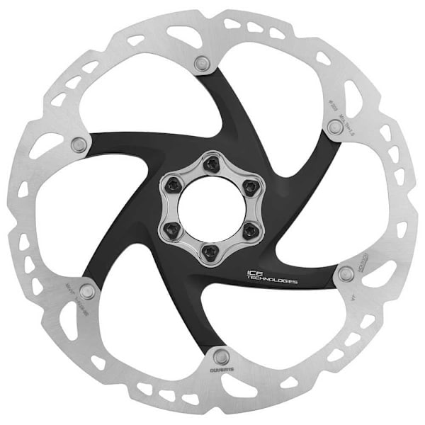 Shimano Bromsskiva Deore Xt Rt86 6b Svart,Silver 203 mm