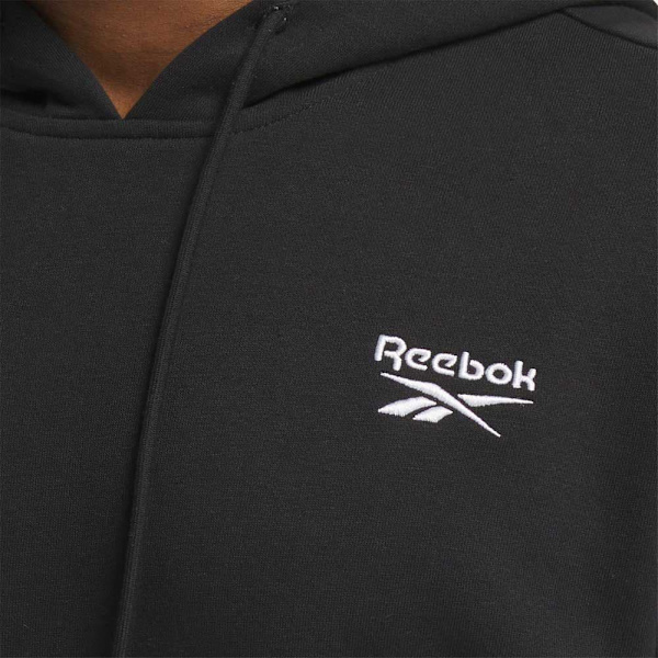 Reebok Identity Small Logo Hættetrøje Sort M Mand