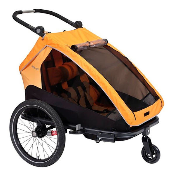 Xlc Släpvagn Duo S 20´´ Gul,Orange Max 45 kg Pojke