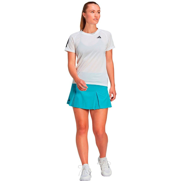 Adidas Kortärmad T-shirt Club Vit S Kvinna