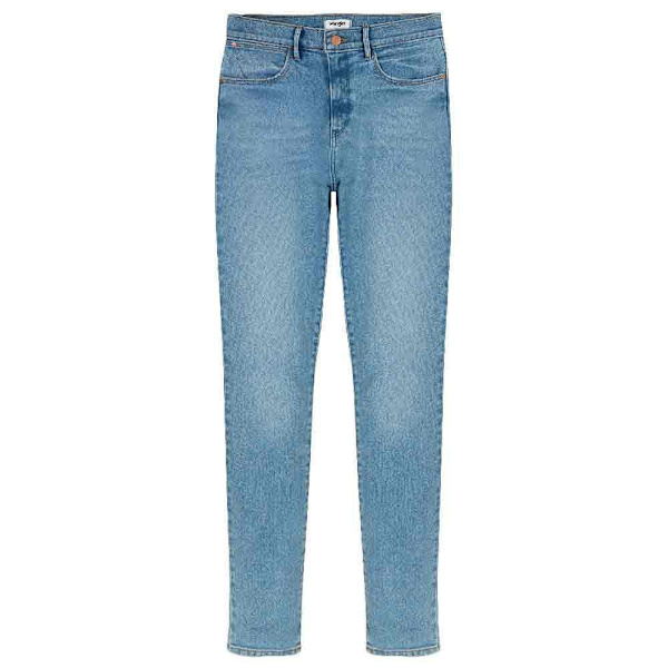 Wrangler High Rise Skinny Jeans Blå 31 / 32 Kvinna